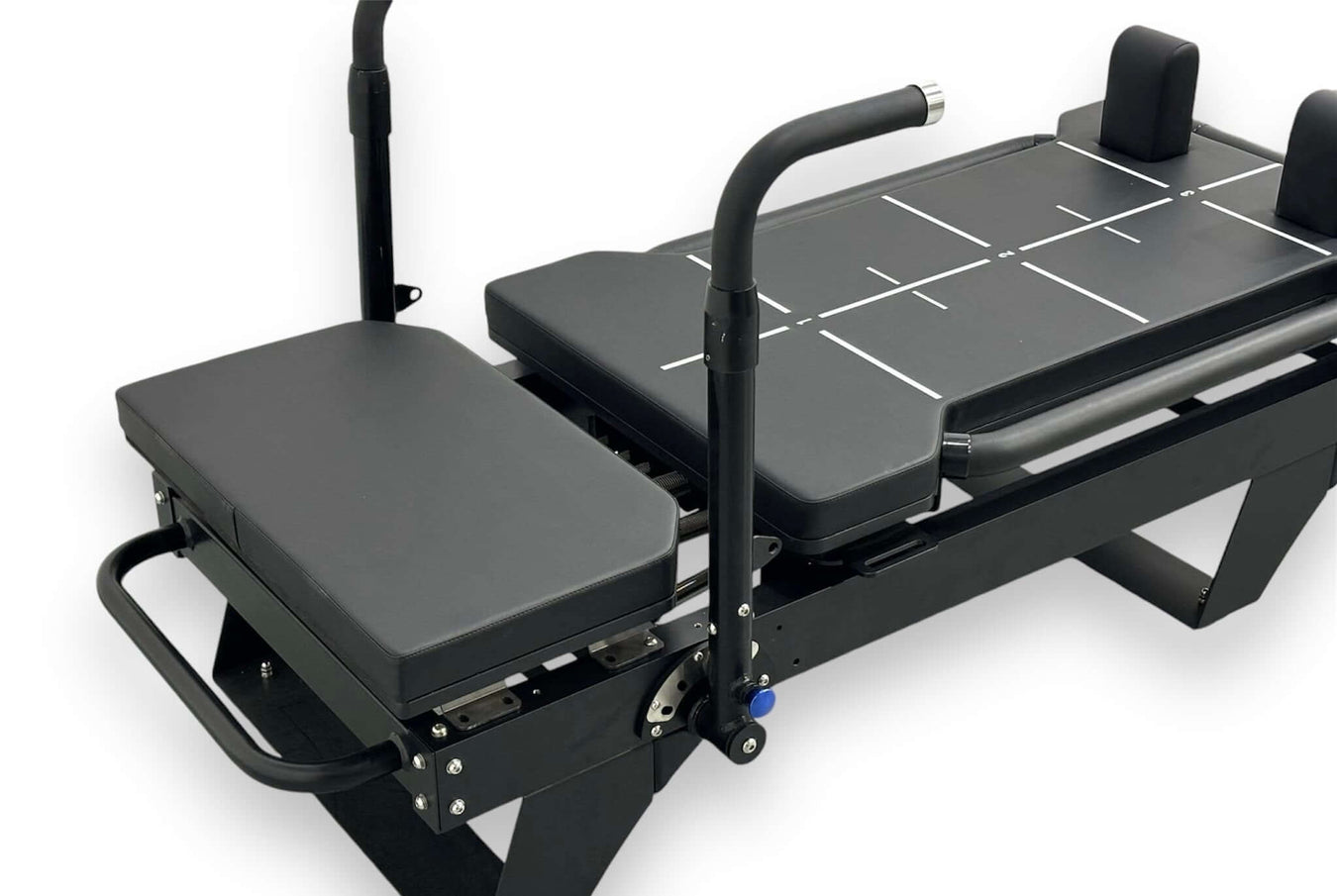 Core Collab Scupltformer megaformer with black metal and black upholstery