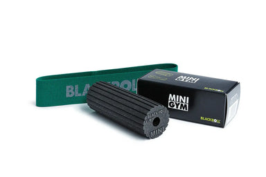 BLACKROLL® MINI GYM SET | Mini Flow Foam Roller & Loop Fabric Resistance Band BLACKROLL® Australia