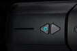 Blackroll compression boots 2.0 close up of power button detail.