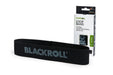 A black blackroll loop resistance band.