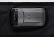 Close up image of blackroll recovery boots power supply showing flashing lights for charge.