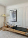 Core Collab Eco Reformer with Beechwood frame and charcoal upholstery in a living room setting.