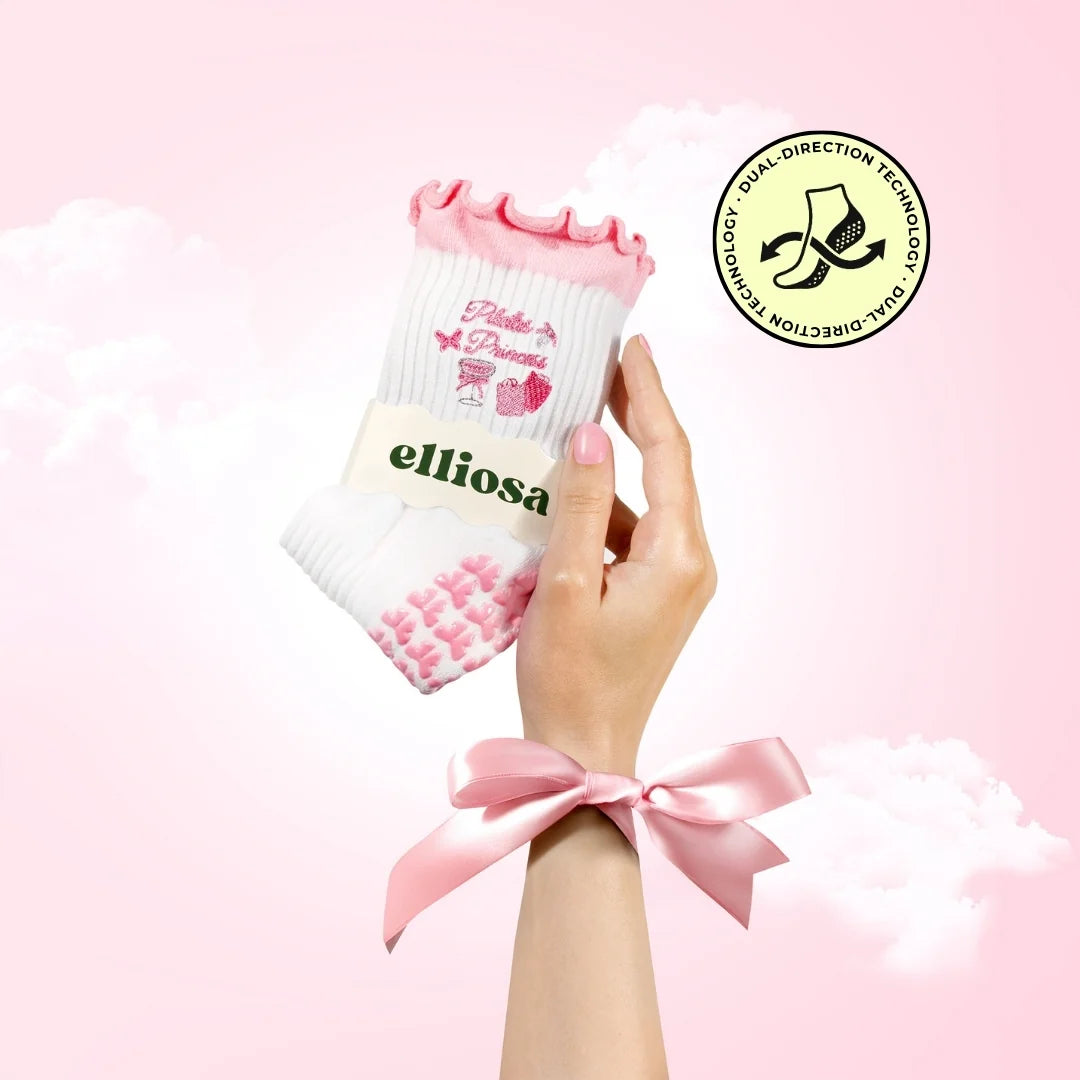 Elliosa Dual Direction Grip Socks - Pilates Princess