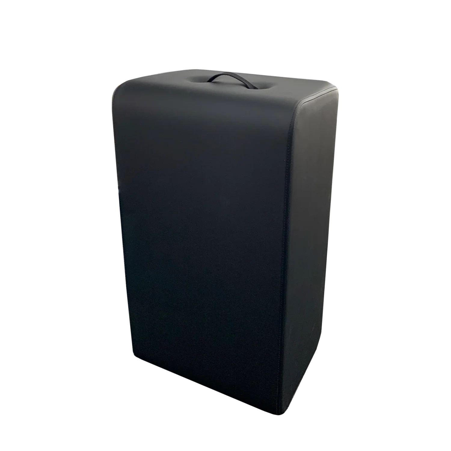 Black rectangular sitting box to come with pilates reformer.