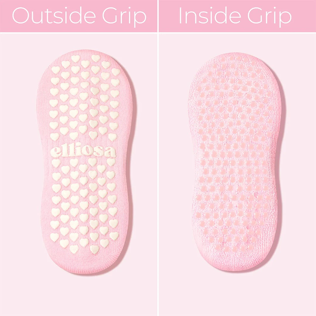 Elliosa Dual-Direction Grip Stripes - Pink Cloud