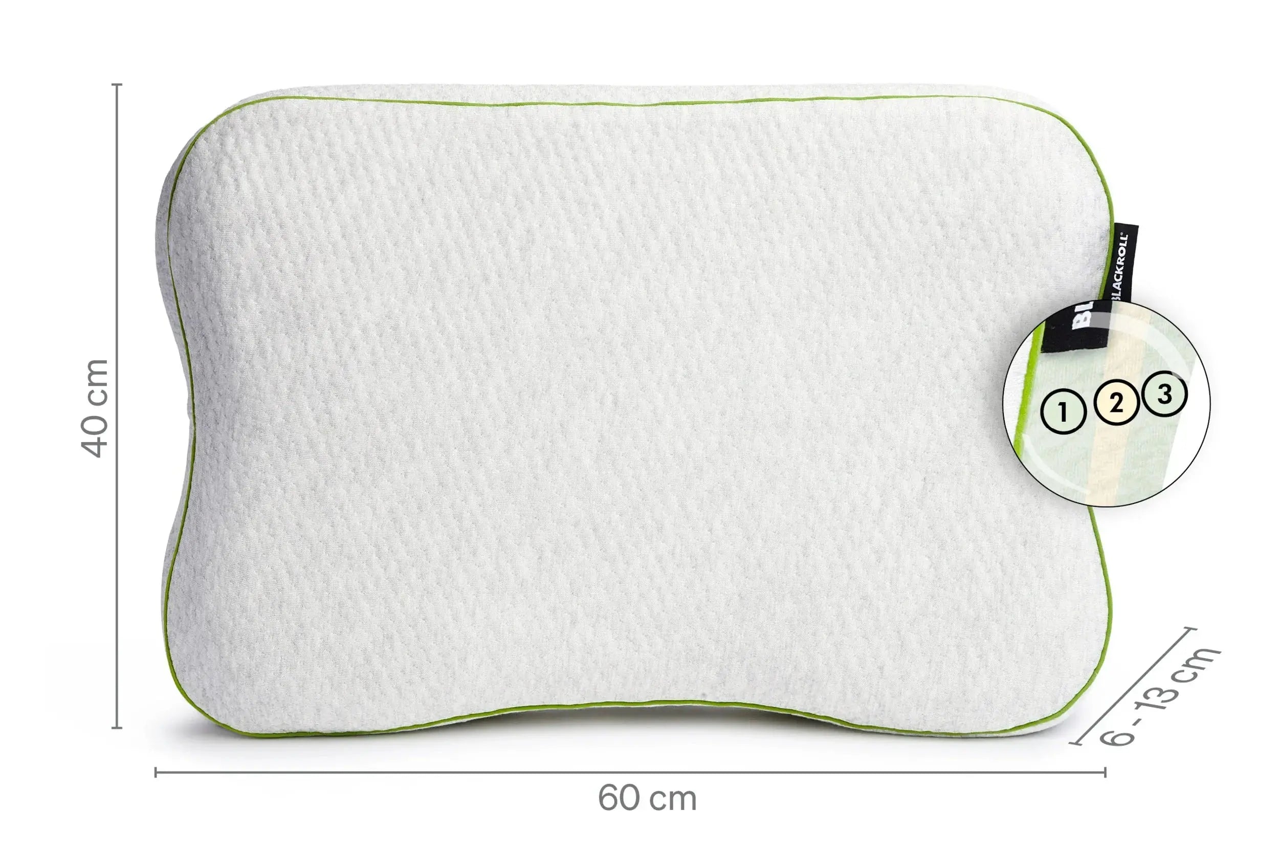 BLACKROLL® Recovery Pillow PLUS | Premium Comfort - height adjustable memory foam pillow BLACKROLL® Australia